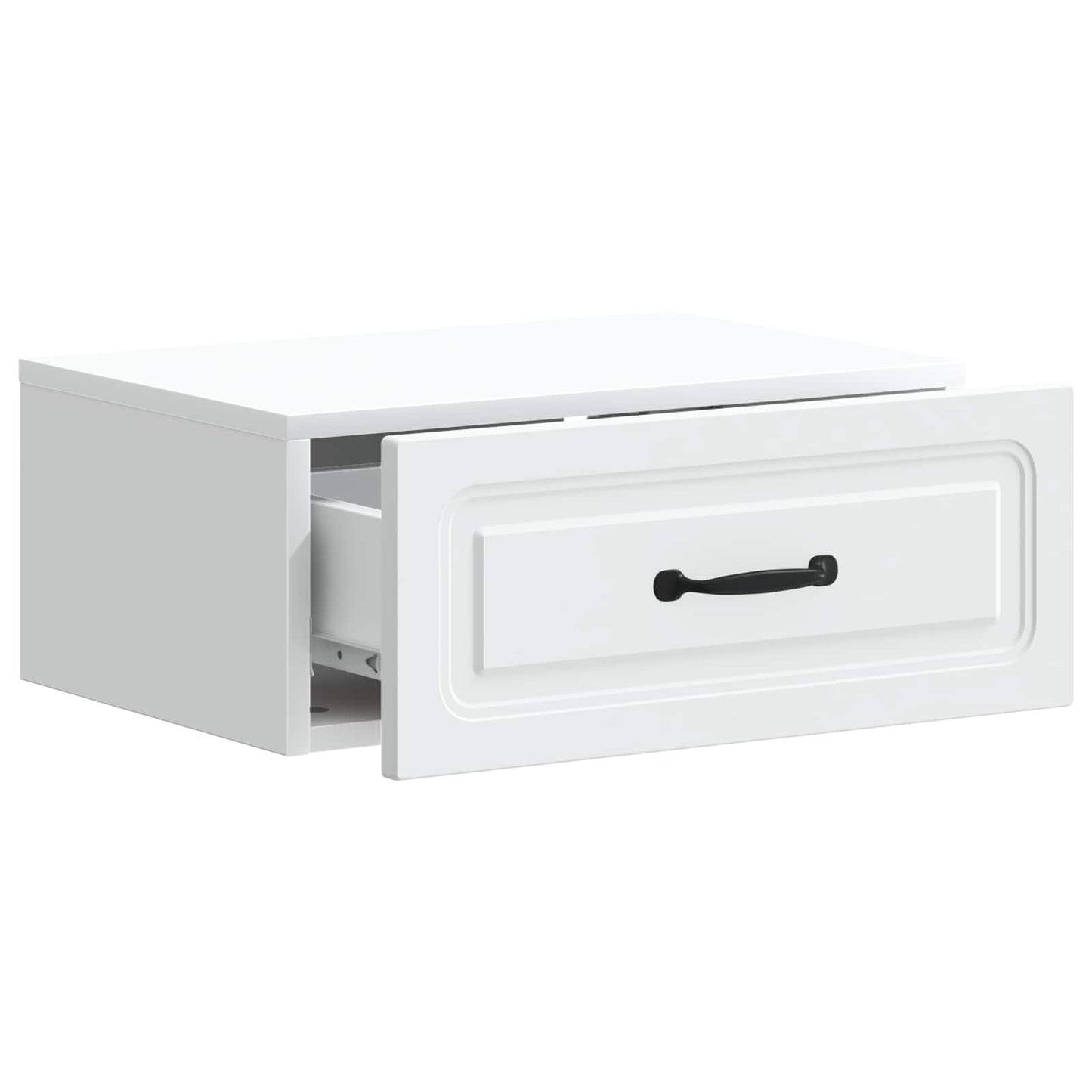 vidaXL Wall-Mounted Bedside Cabinet 2 pcs White 49 x 34.5 x 20 cm 6