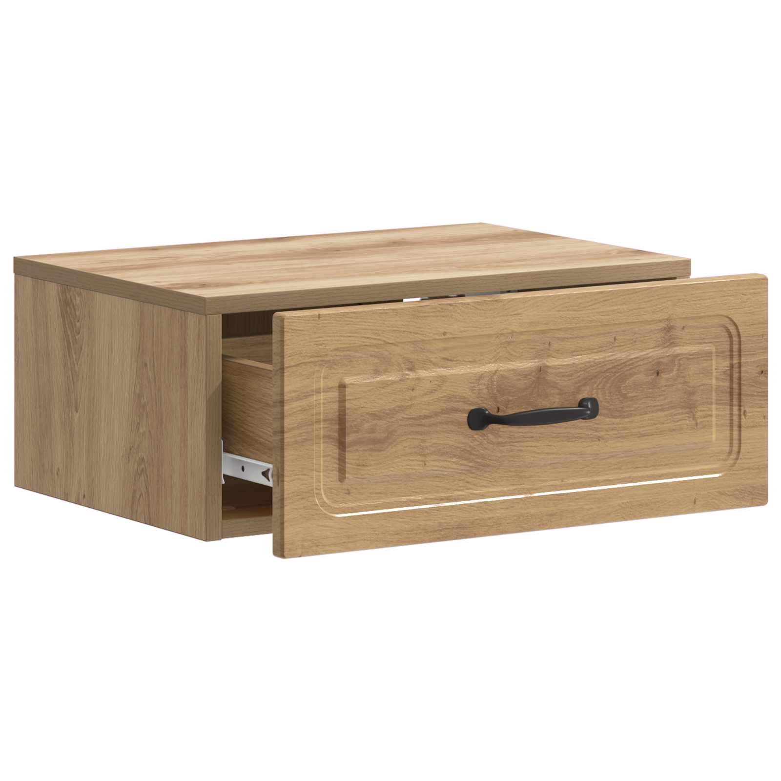 vidaXL Wall-Mounted Bedside Cabinet 2 pcs Artisan Oak 6
