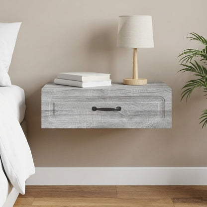 vidaXL Wall-Mounted Side Table 59 x 34.5 x 17 cm Engineered Wood