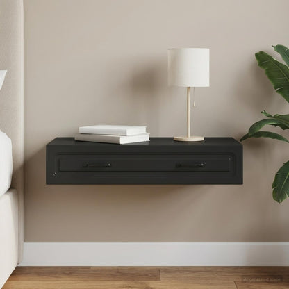 vidaXL Wall-Mounted Side Table 59 x 34.5 x 17 cm Engineered Wood