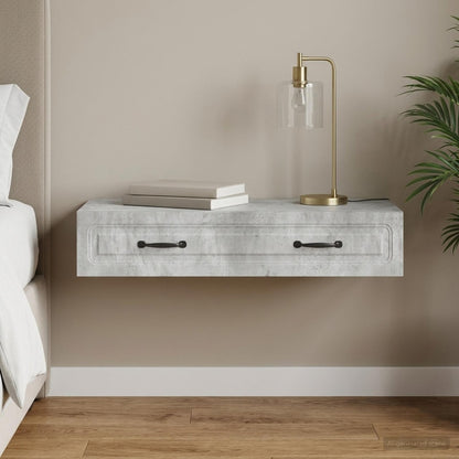 vidaXL Wall-Mounted Side Table 59 x 34.5 x 17 cm Engineered Wood