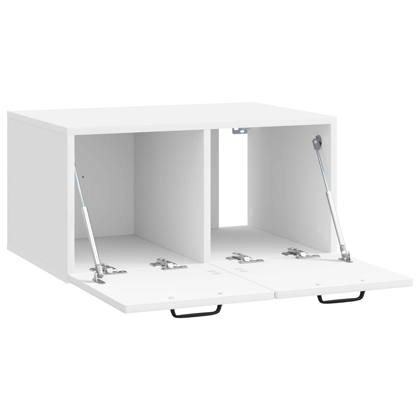 vidaXL Wall-Mounted TV Cabinet High Gloss White 59.5 x 41 x 30 cm 5