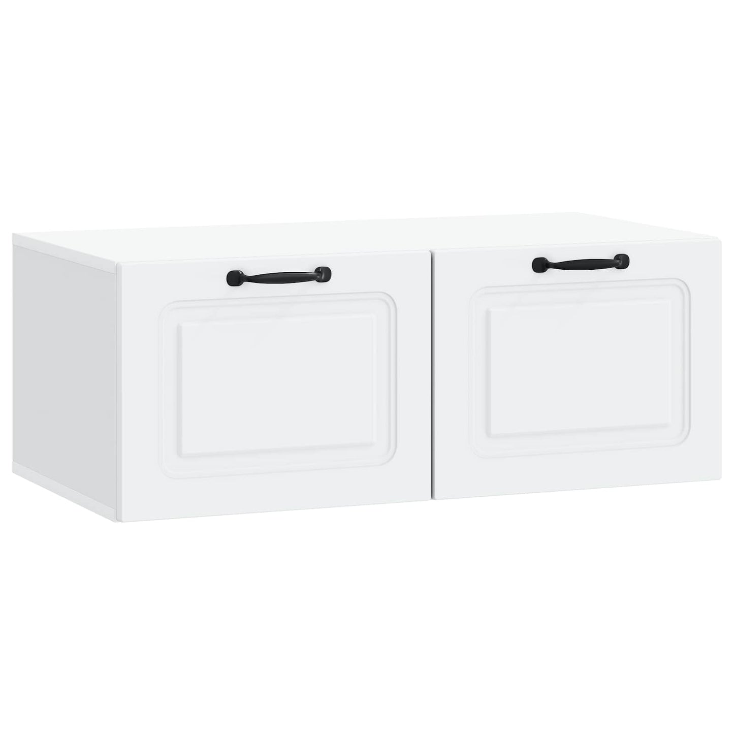 vidaXL Wall-Mounted TV Cabinet White 78.5 x 41 x 30 cm Engineered Wood 2