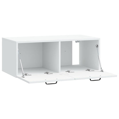 vidaXL Wall-Mounted TV Cabinet White 78.5 x 41 x 30 cm Engineered Wood 5