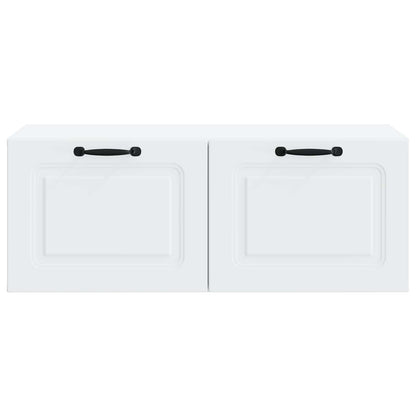 vidaXL Wall-Mounted TV Cabinet White 78.5 x 41 x 30 cm Engineered Wood 6