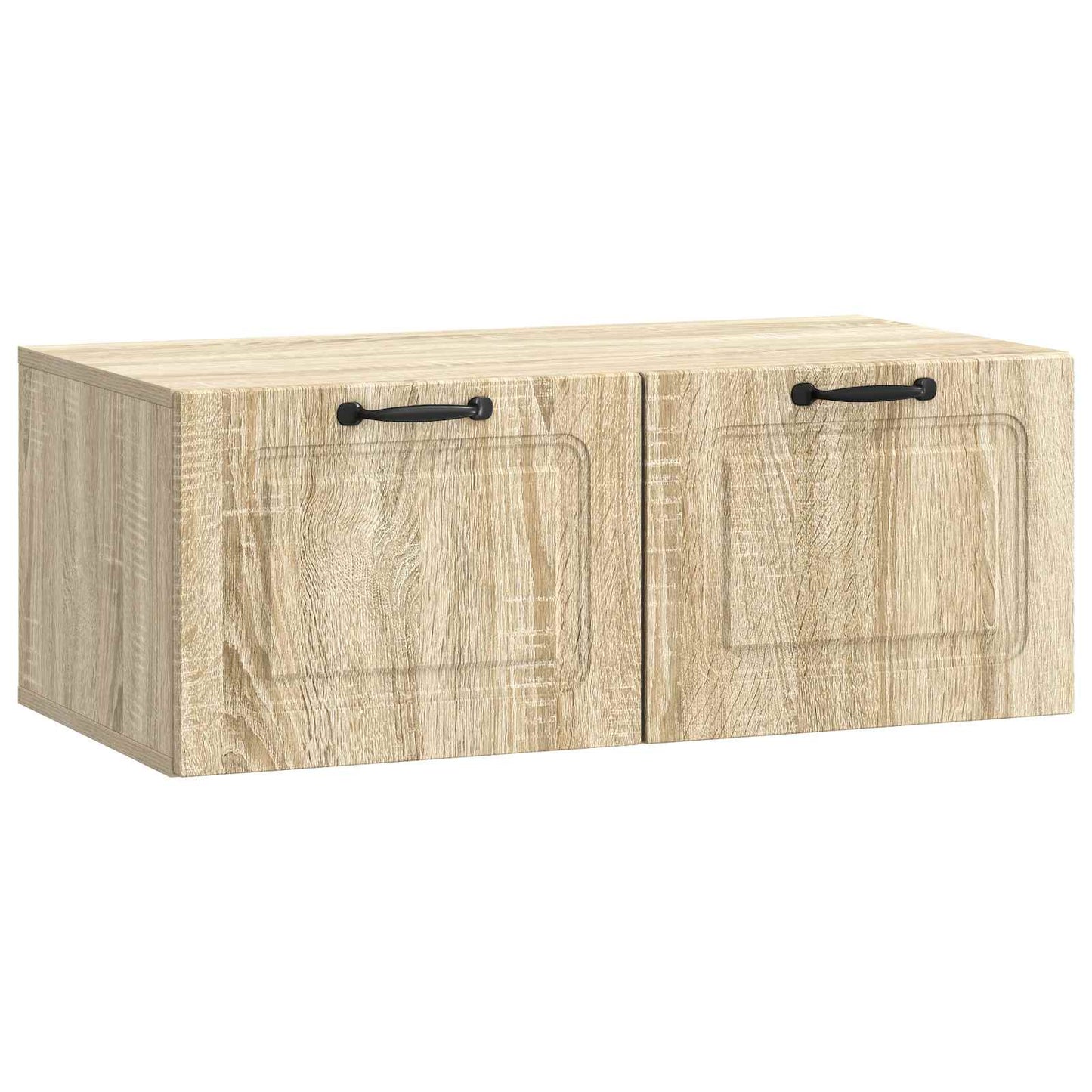 vidaXL Wall-Mounted TV Cabinet Sonoma Oak 78.5 x 41 x 30 cm 2