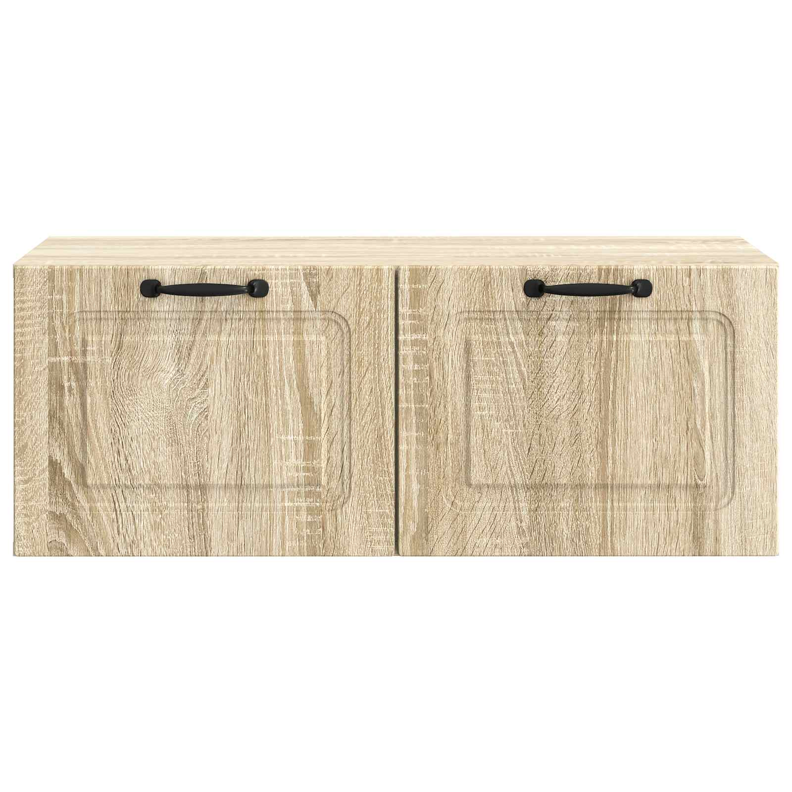 vidaXL Wall-Mounted TV Cabinet Sonoma Oak 78.5 x 41 x 30 cm 6