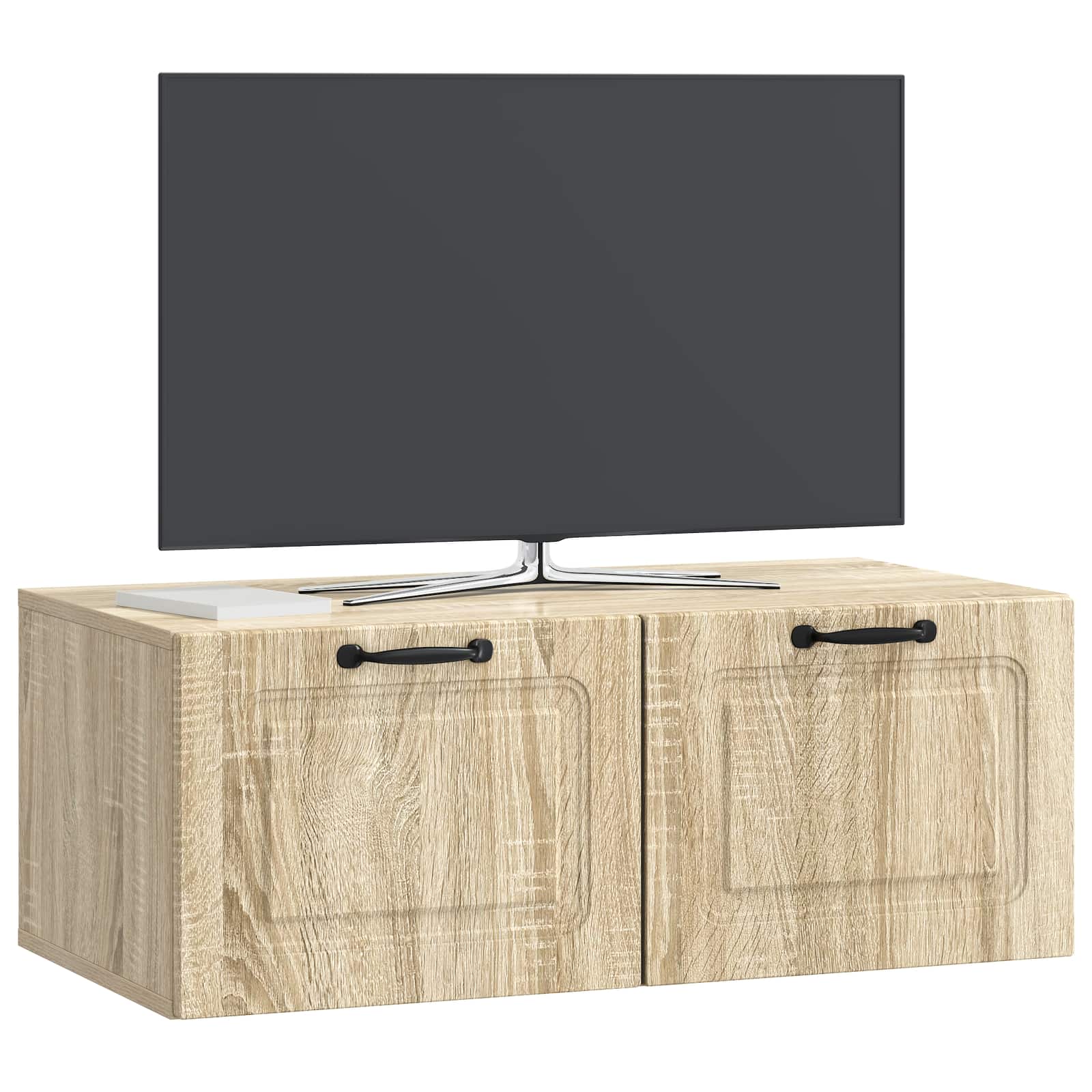 vidaXL Wall-Mounted TV Cabinet Sonoma Oak 78.5 x 41 x 30 cm 3