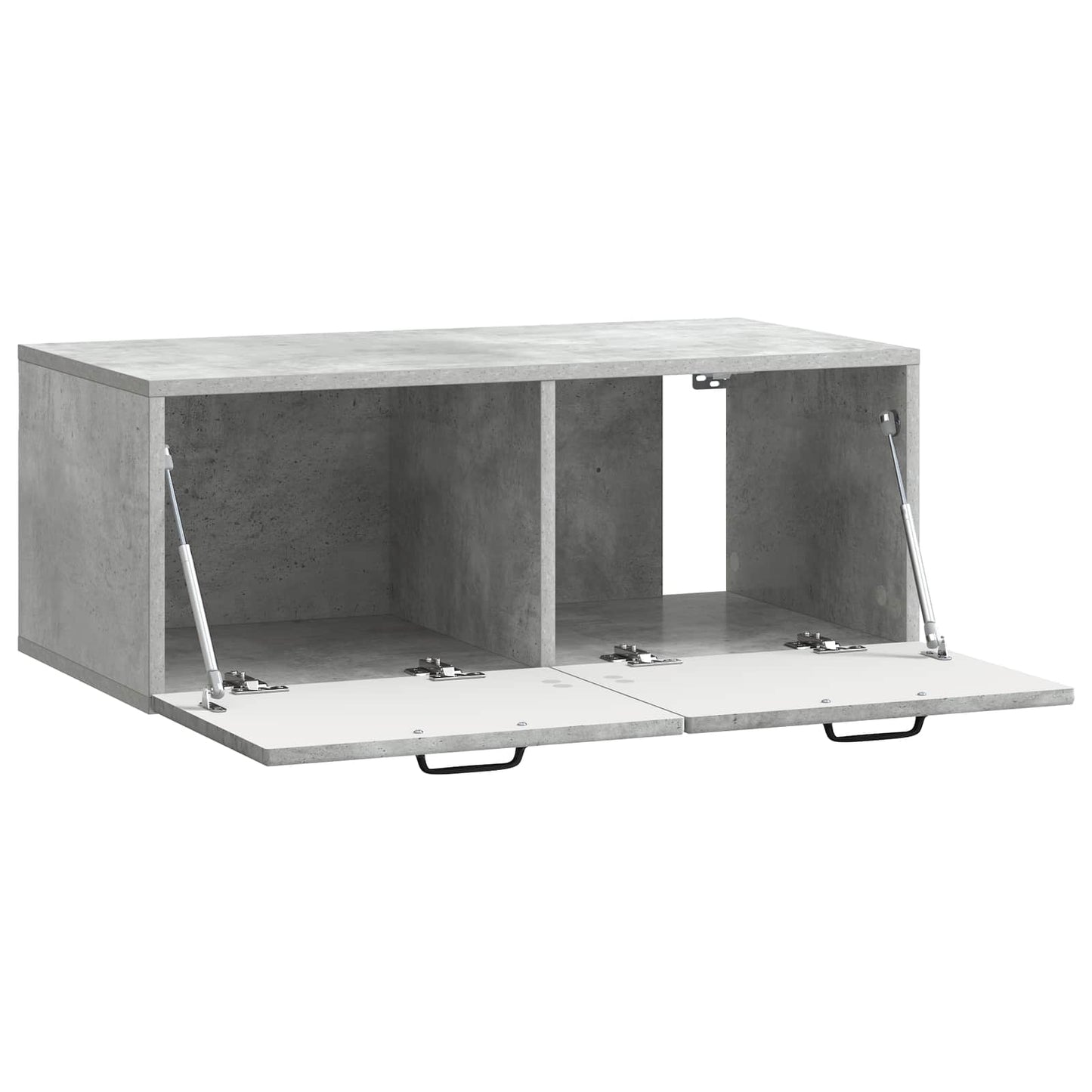 vidaXL Wall-Mounted TV Cabinet Concrete Grey 78.5 x 41 x 30 cm 5