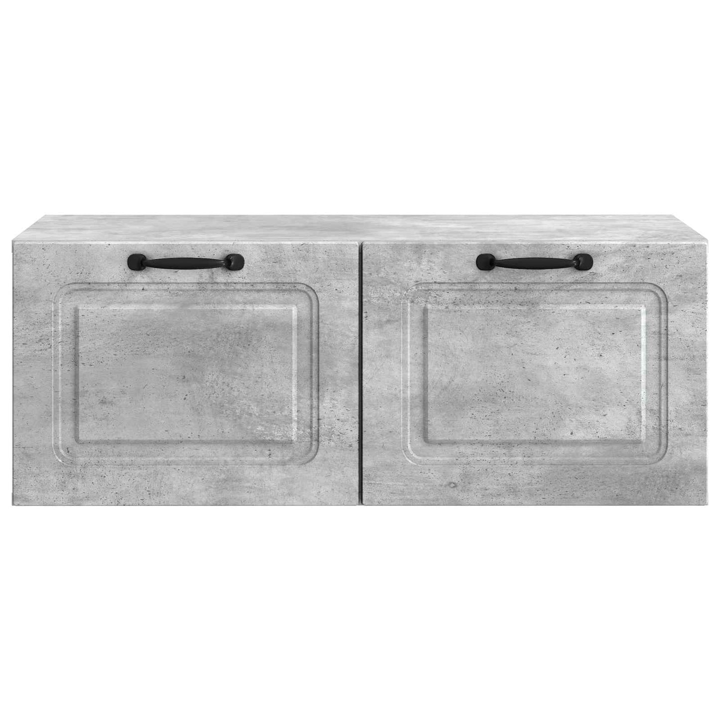 vidaXL Wall-Mounted TV Cabinet Concrete Grey 78.5 x 41 x 30 cm 6
