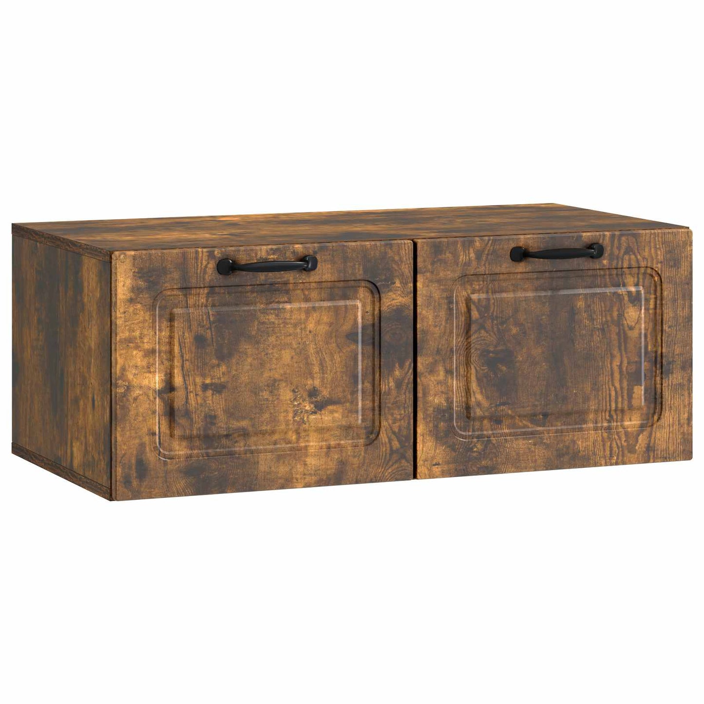 vidaXL Wall-Mounted TV Cabinet Smoked Oak 78.5 x 41 x 30 cm 2