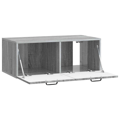 vidaXL Wall-Mounted TV Cabinet Grey Sonoma 78.5 x 41 x 30 cm 5