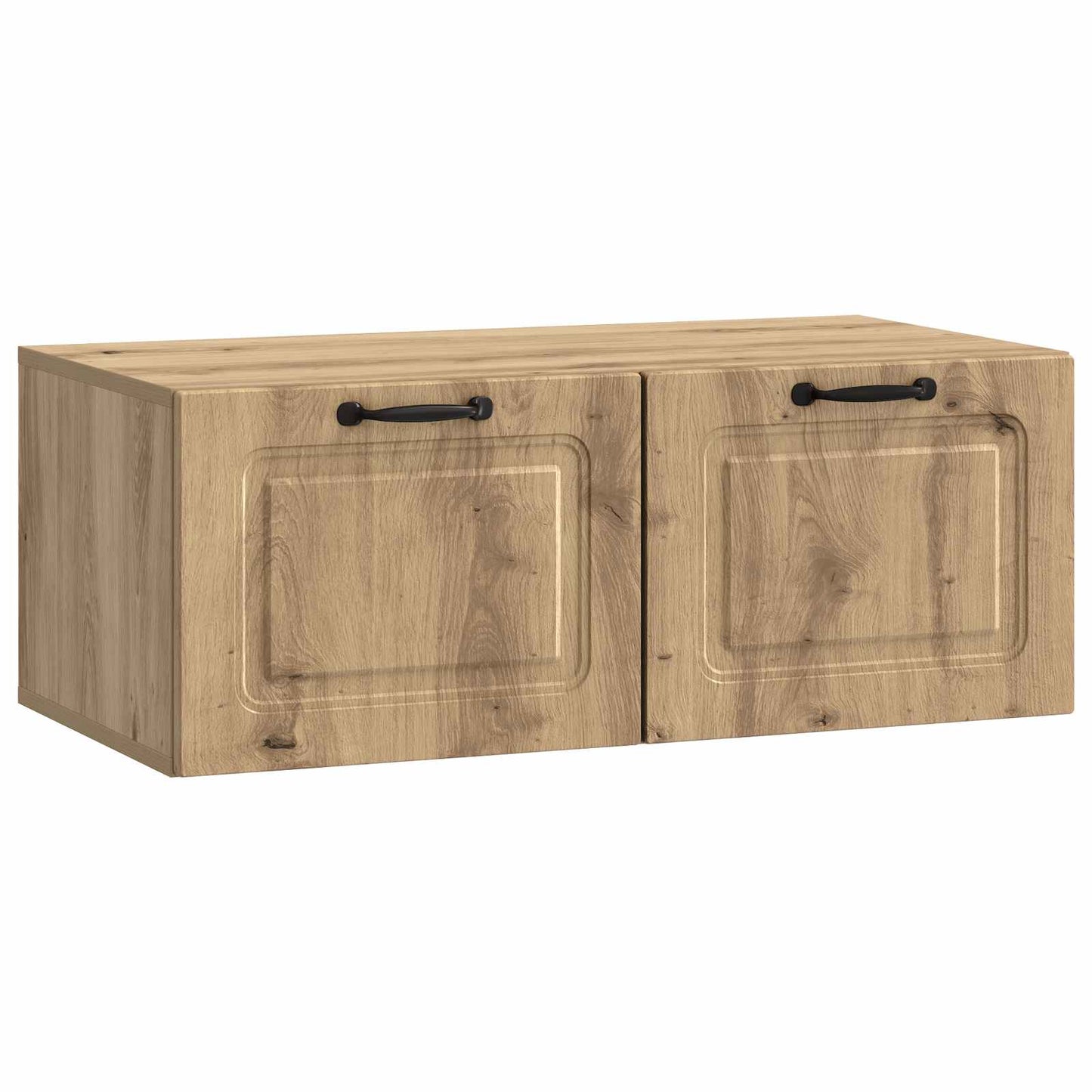 vidaXL Wall-Mounted TV Cabinet 78.5 x 41 x 30 cm Artisan Oak 2