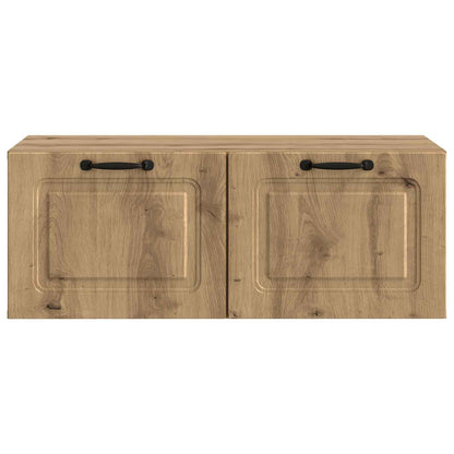 vidaXL Wall-Mounted TV Cabinet 78.5 x 41 x 30 cm Artisan Oak 6