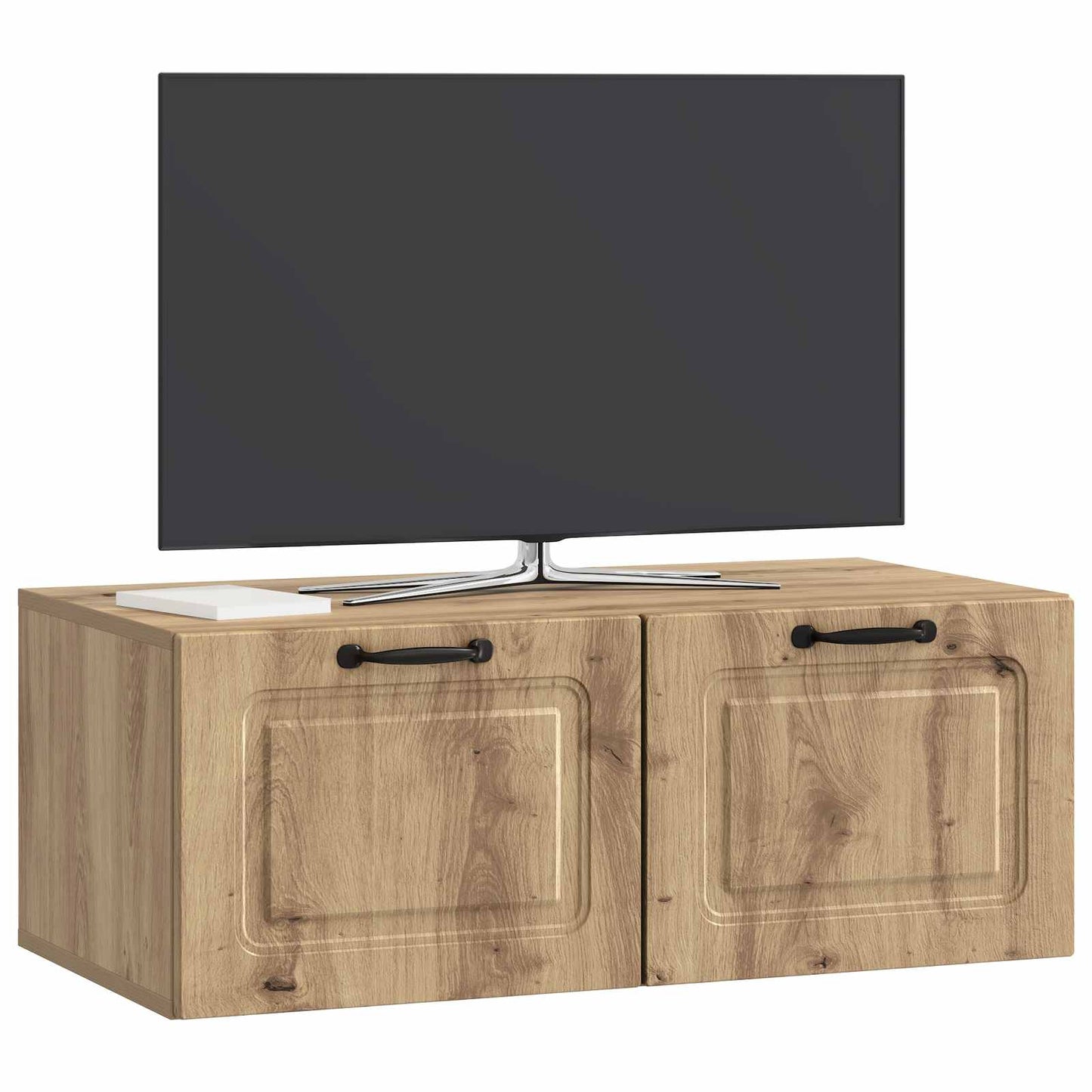 vidaXL Wall-Mounted TV Cabinet 78.5 x 41 x 30 cm Artisan Oak 3