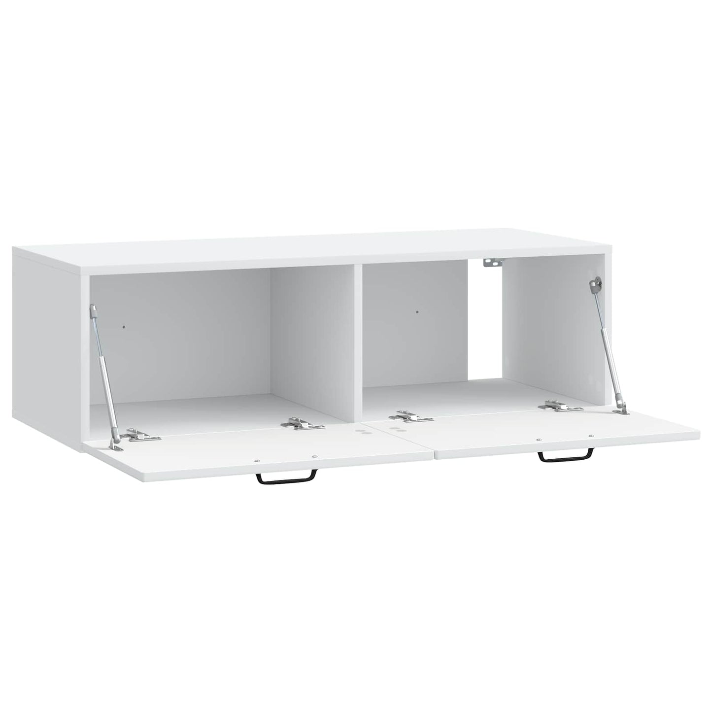 vidaXL Wall-Mounted TV Cabinet White 98 x 41 x 30 cm Engineered Wood 5