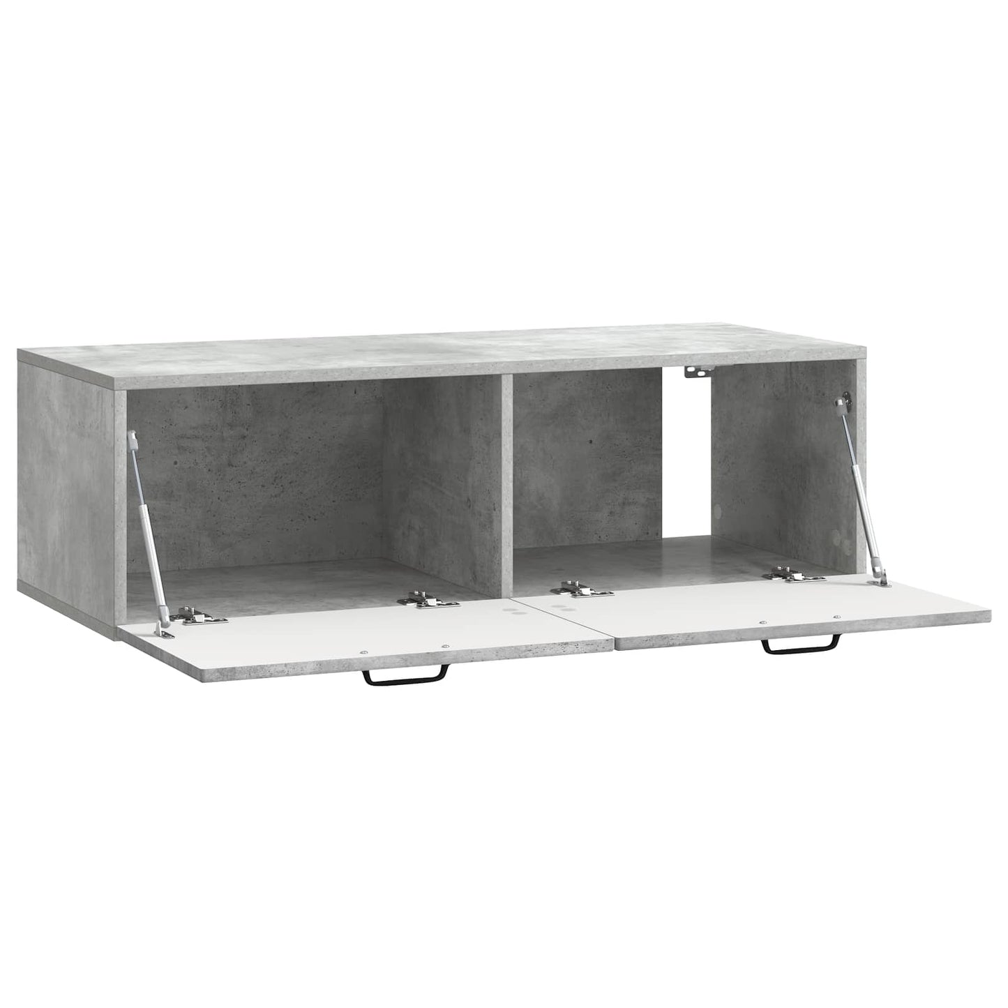 vidaXL Wall-Mounted TV Cabinet Concrete Grey 98 x 41 x 30 cm 5