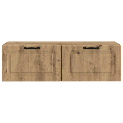 vidaXL Wall-Mounted TV Cabinet 98 x 41 x 30 cm Artisan Oak 6