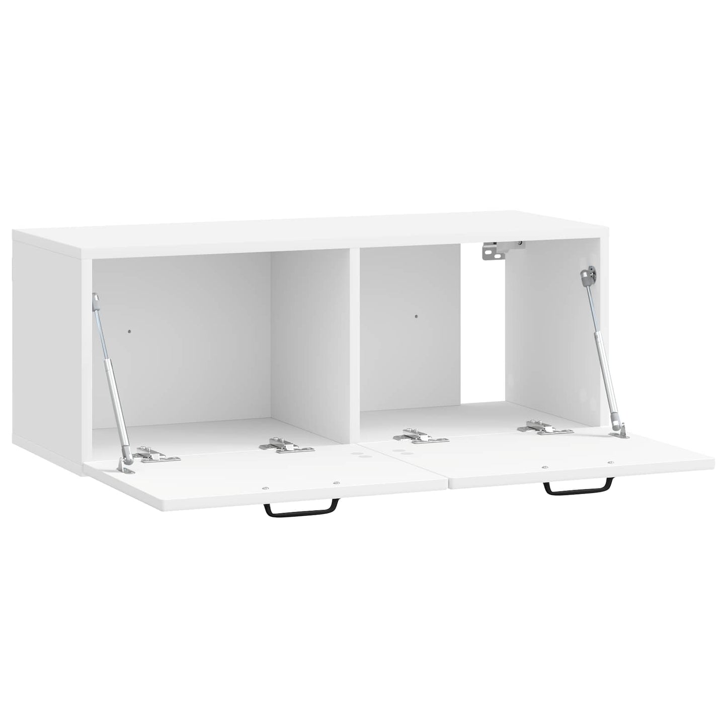 vidaXL Wall-Mounted TV Cabinet High Gloss White 78.5 x 31 x 30 cm 5