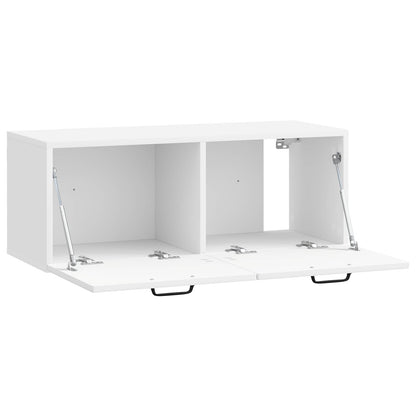 vidaXL Wall-Mounted TV Cabinet High Gloss White 78.5 x 31 x 30 cm 5