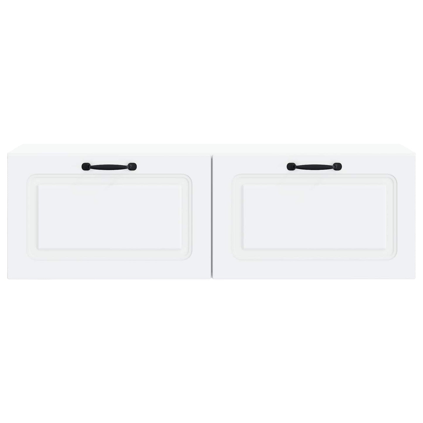 vidaXL Wall-Mounted TV Cabinet White 98 x 31 x 30 cm Engineered Wood 6