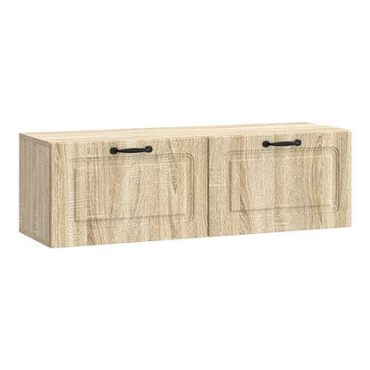 Wall-Mounted TV Cabinet 98 x 31 x 30 cm Drop 31 cm Width 98 cm Sonoma oak