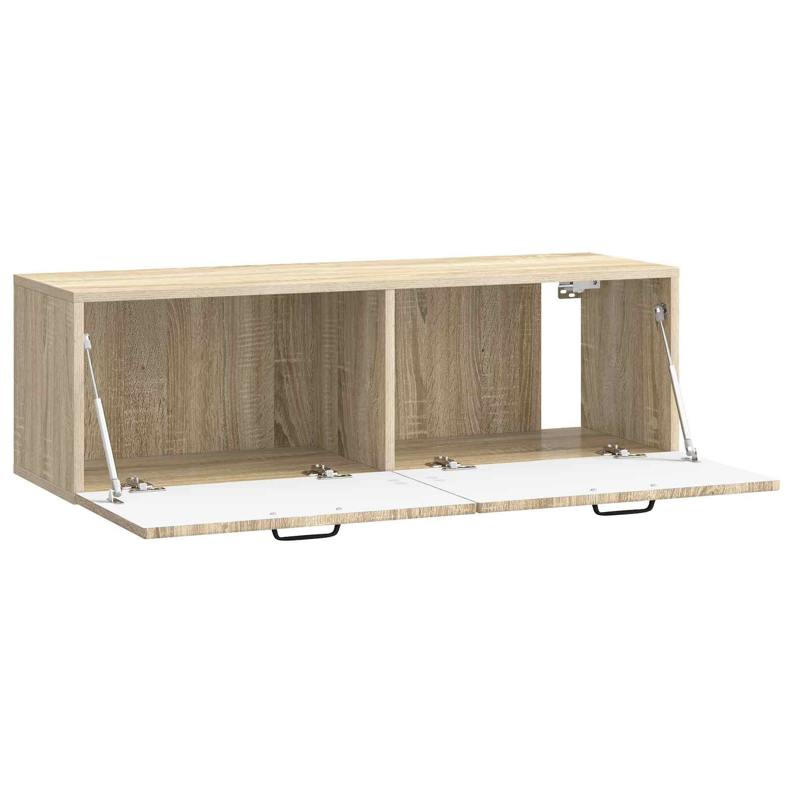 vidaXL Wall-Mounted TV Cabinet Wall-mounted Sonoma Oak 98 x 31 x 30 cm 5