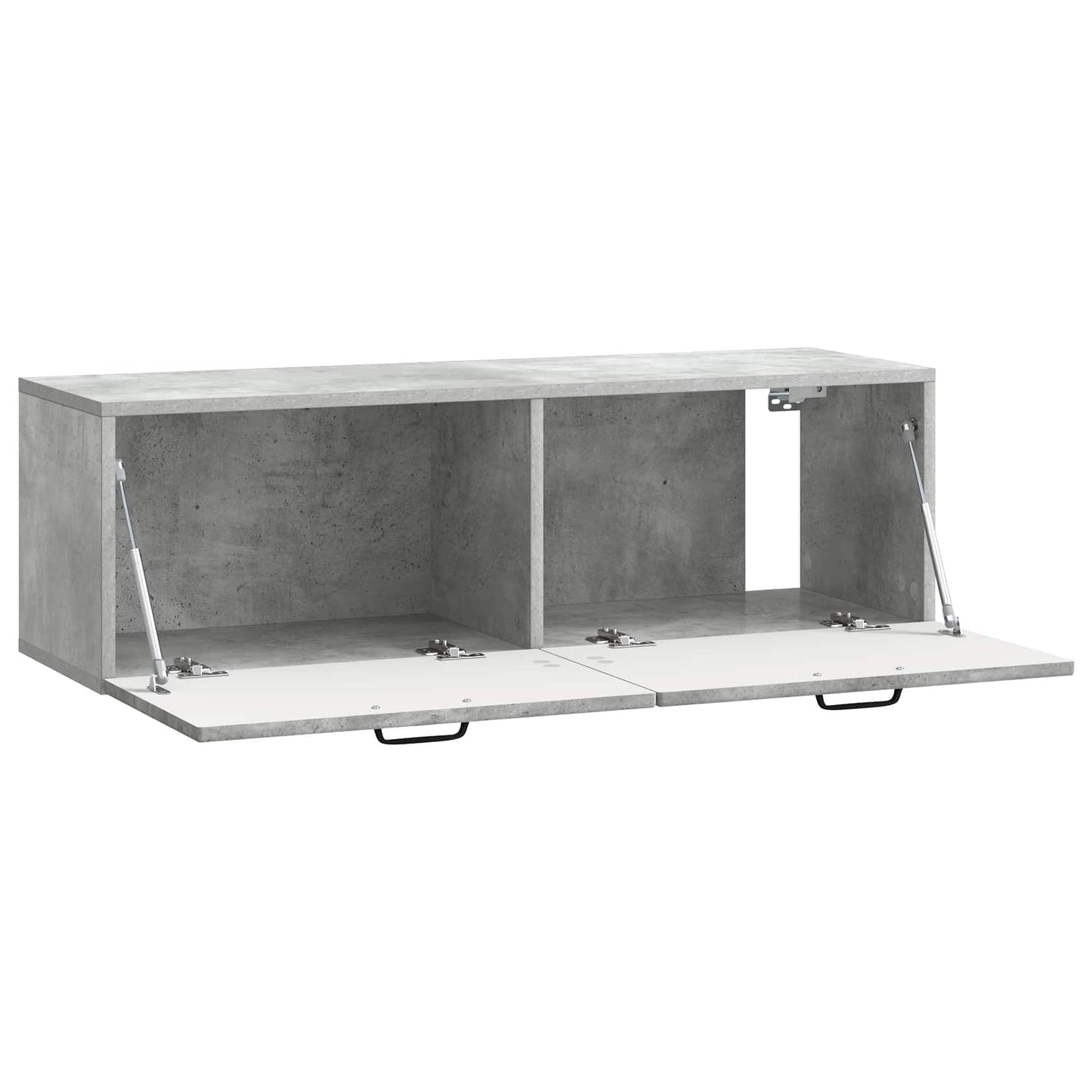 vidaXL Wall-Mounted TV Cabinet Concrete Grey 98 x 31 x 30 cm 5
