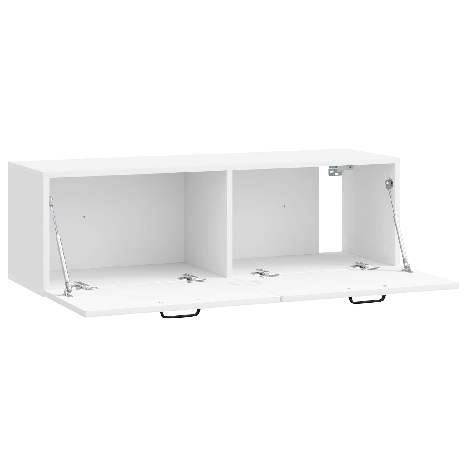 vidaXL Wall-Mounted TV Cabinet High Gloss White 98 x 31 x 30 cm 5