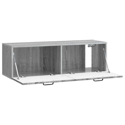vidaXL Wall-Mounted TV Cabinet Grey Sonoma 98 x 31 x 30 cm 5