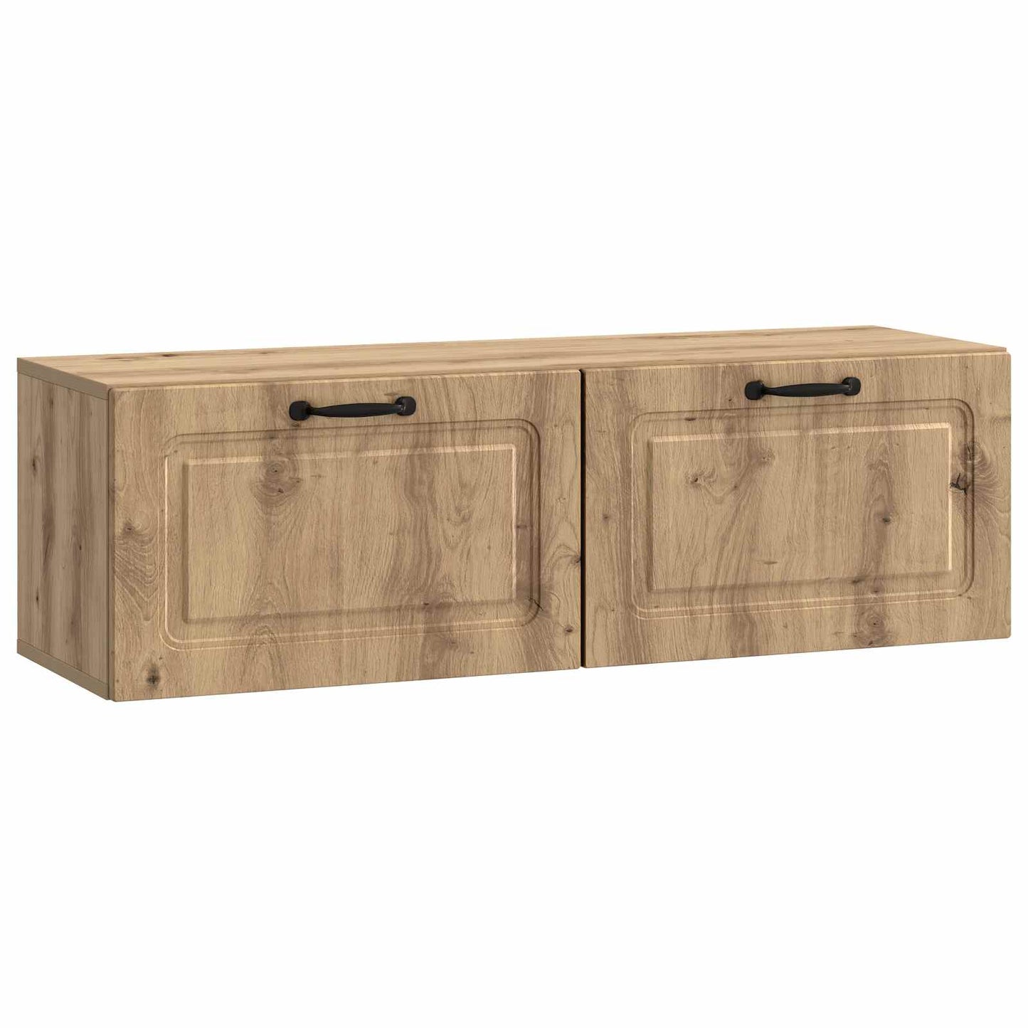 vidaXL Wall-Mounted TV Cabinet 98 x 31 x 30 cm Artisan Oak 2