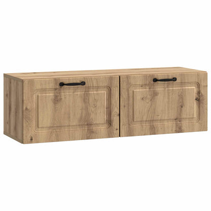 vidaXL Wall-Mounted TV Cabinet 98 x 31 x 30 cm Artisan Oak 2