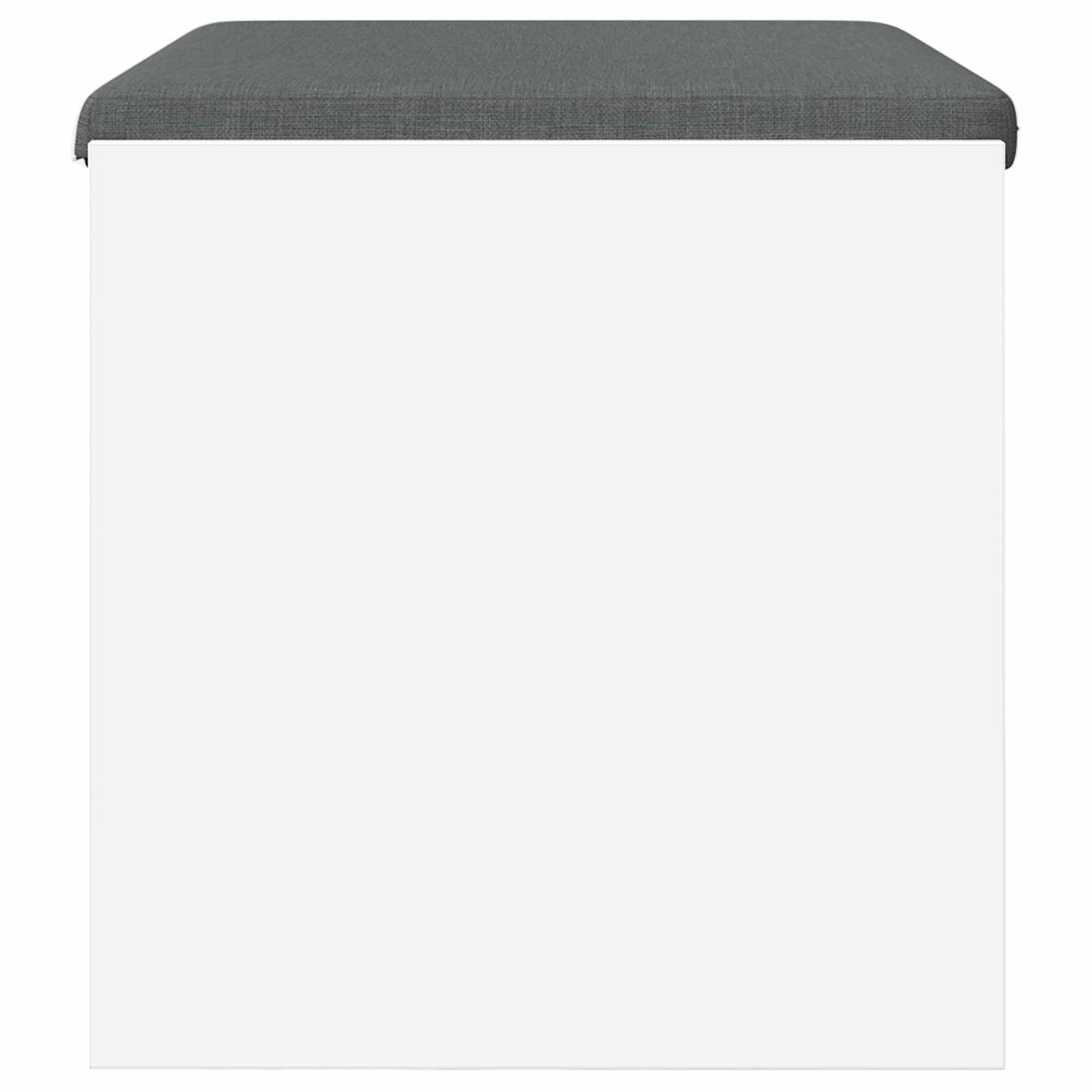 vidaXL Hall Bench with Cushion White 63 x 38 x 40 cm 6