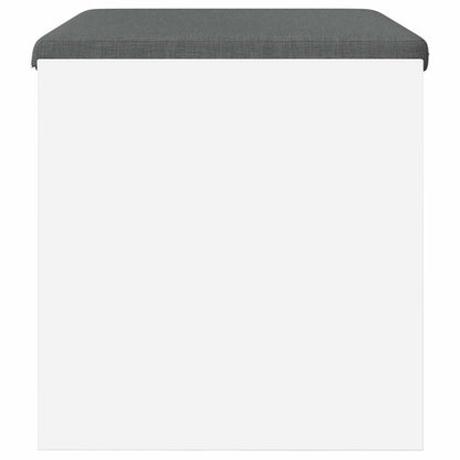 vidaXL Hall Bench with Cushion White 63 x 38 x 40 cm 6