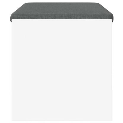 vidaXL Hall Bench with Cushion White 83 x 38 x 40 cm 6