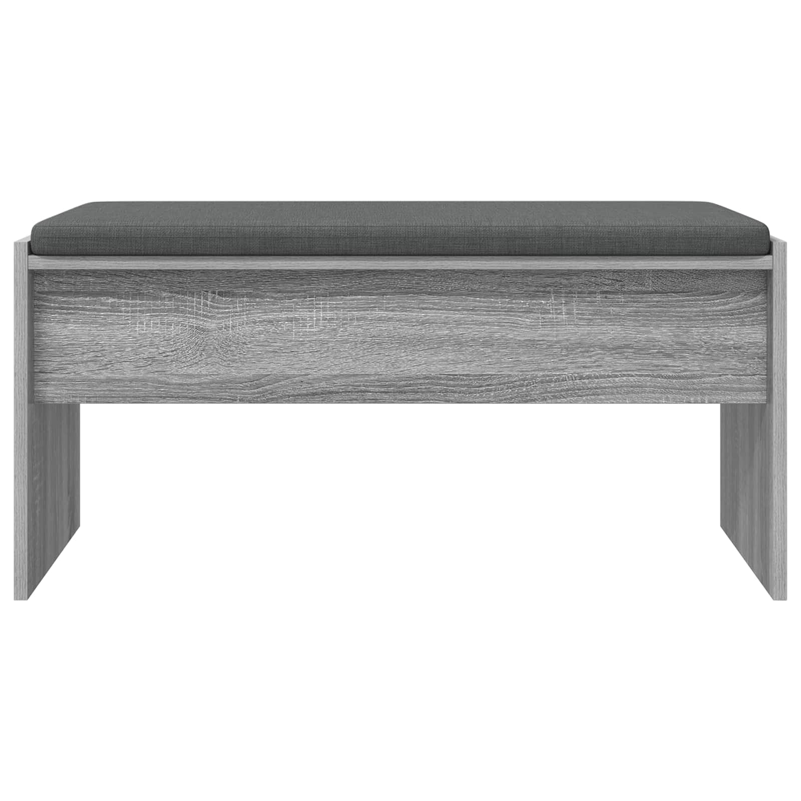 vidaXL Hall Bench with Cushion Grey Sonoma 83 x 38 x 40 cm 5