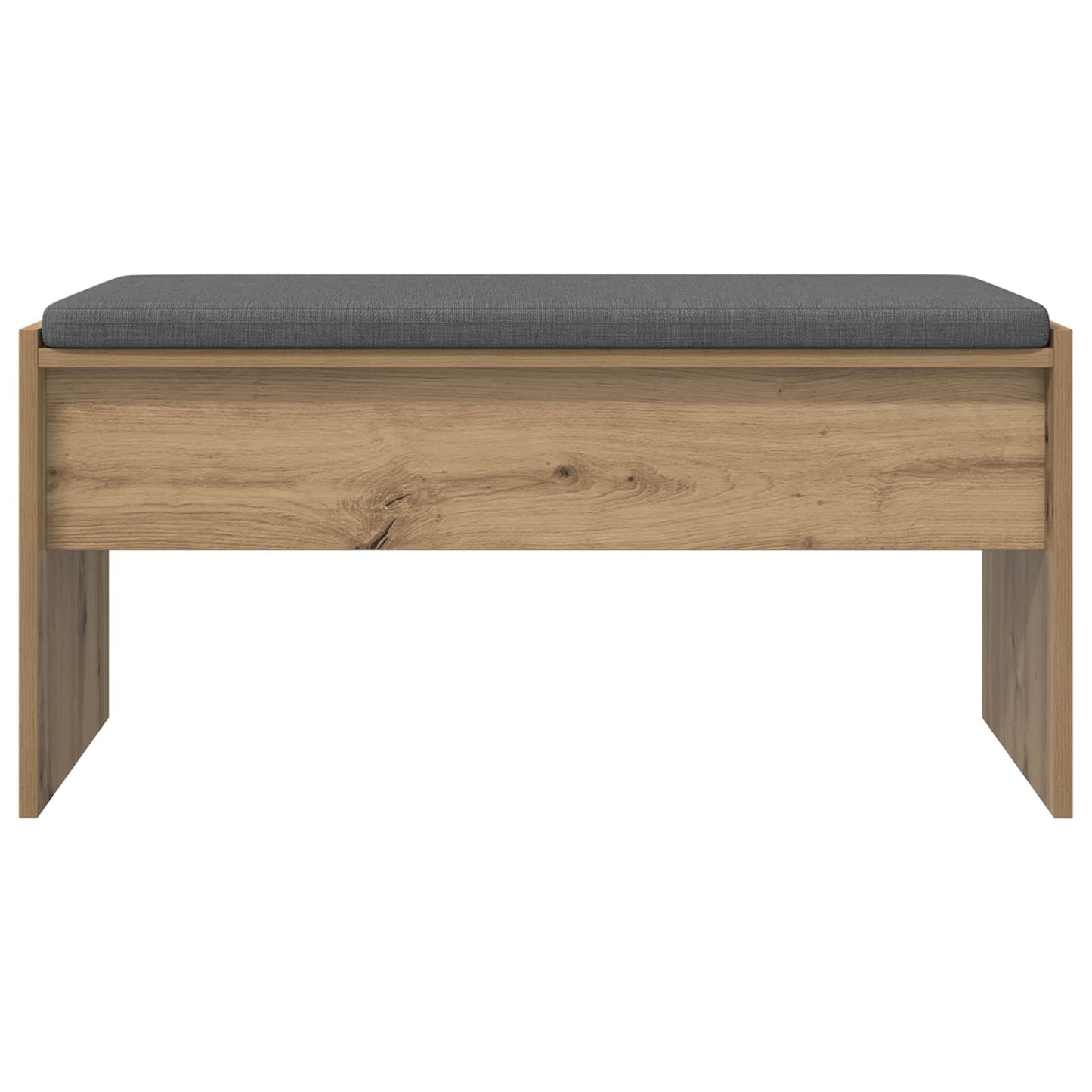 vidaXL Hall Bench Artisan Oak 83 x 38 x 40 cm 5