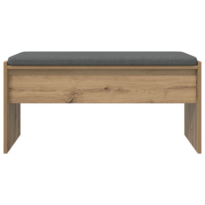 vidaXL Hall Bench Artisan Oak 83 x 38 x 40 cm 5