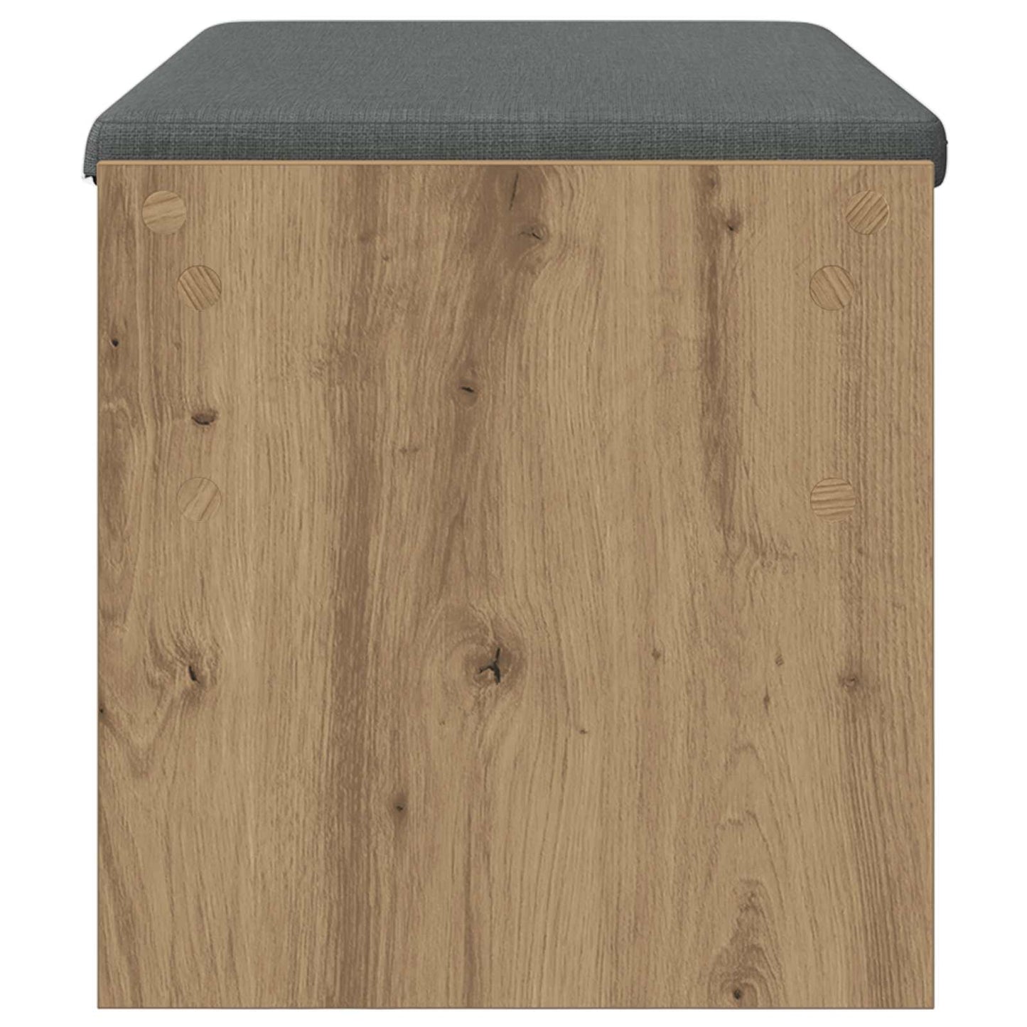 vidaXL Hall Bench Artisan Oak 83 x 38 x 40 cm 6
