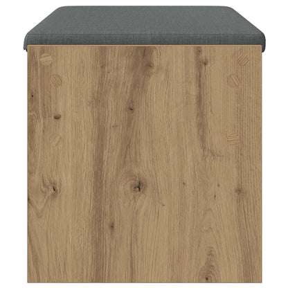 vidaXL Hall Bench Artisan Oak 83 x 38 x 40 cm 6