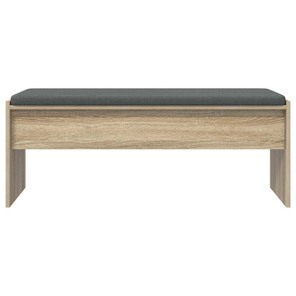 vidaXL Hall Bench with Cushion Sonoma Oak 103 x 38 x 40 cm 5