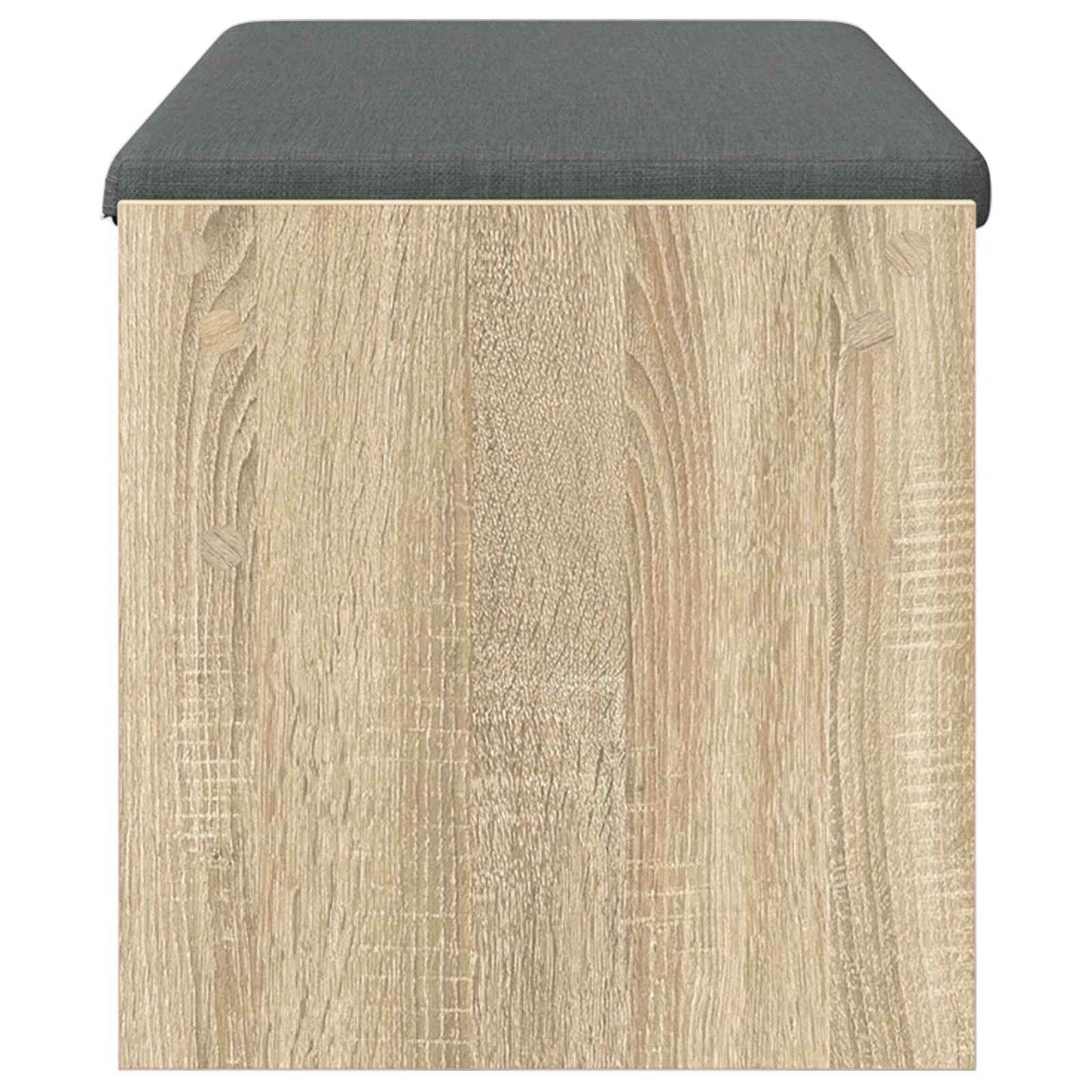 vidaXL Hall Bench with Cushion Sonoma Oak 103 x 38 x 40 cm 6