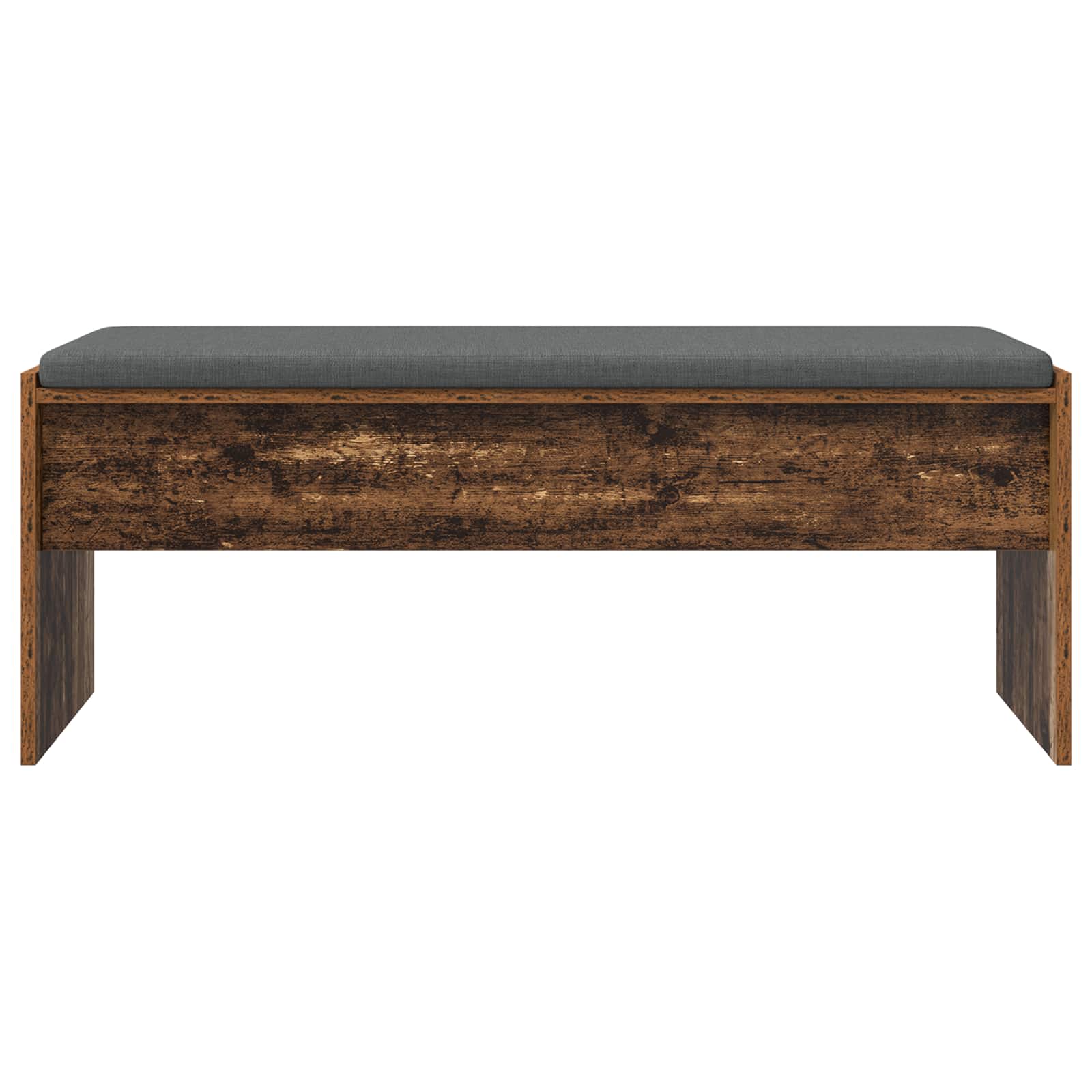 vidaXL Hall Bench with Cushion Old Wood 103 x 38 x 40 cm 5
