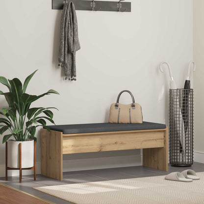 vidaXL Hall Bench Artisan Oak 103 x 38 x 40 cm 1