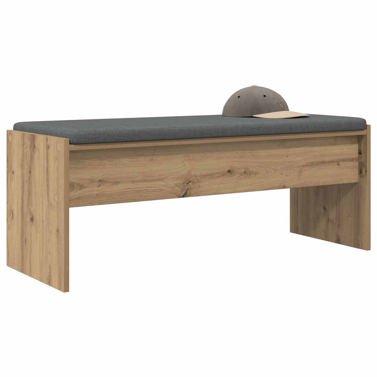 vidaXL Hall Bench Artisan Oak 103 x 38 x 40 cm 3