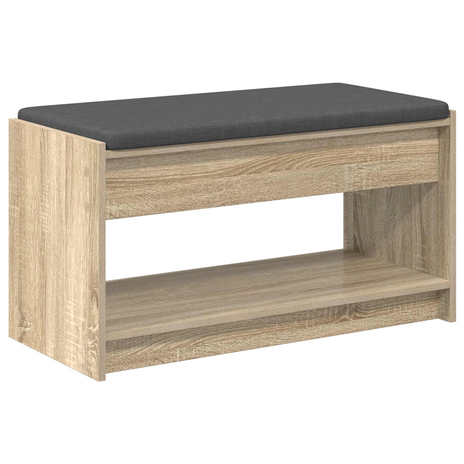 vidaXL Hall Bench Sonoma Oak 83 x 38 x 45 cm 2