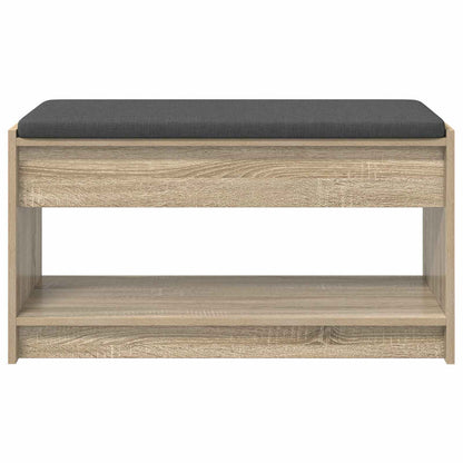 vidaXL Hall Bench Sonoma Oak 83 x 38 x 45 cm 5