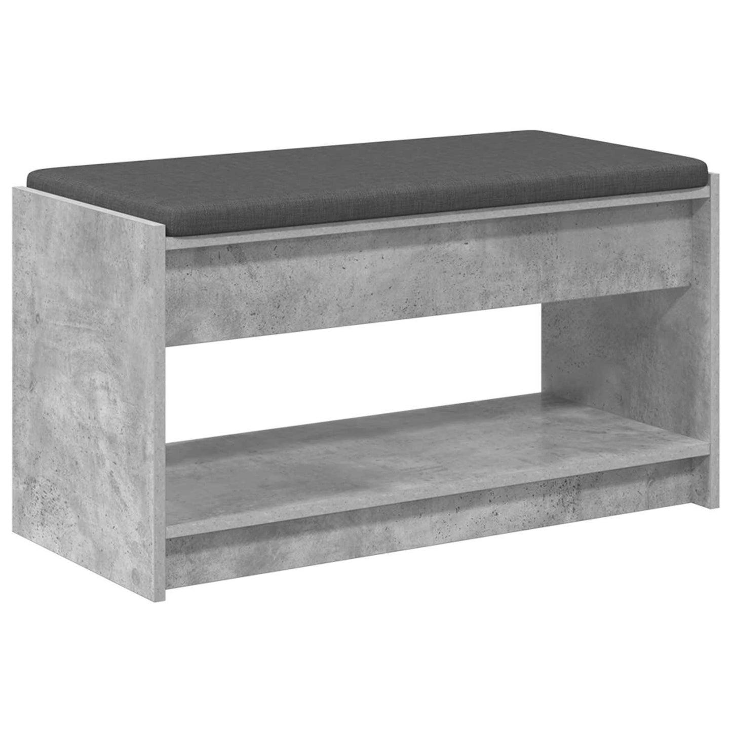 vidaXL Hall Bench Concrete Grey 83 x 38 x 45 cm 2