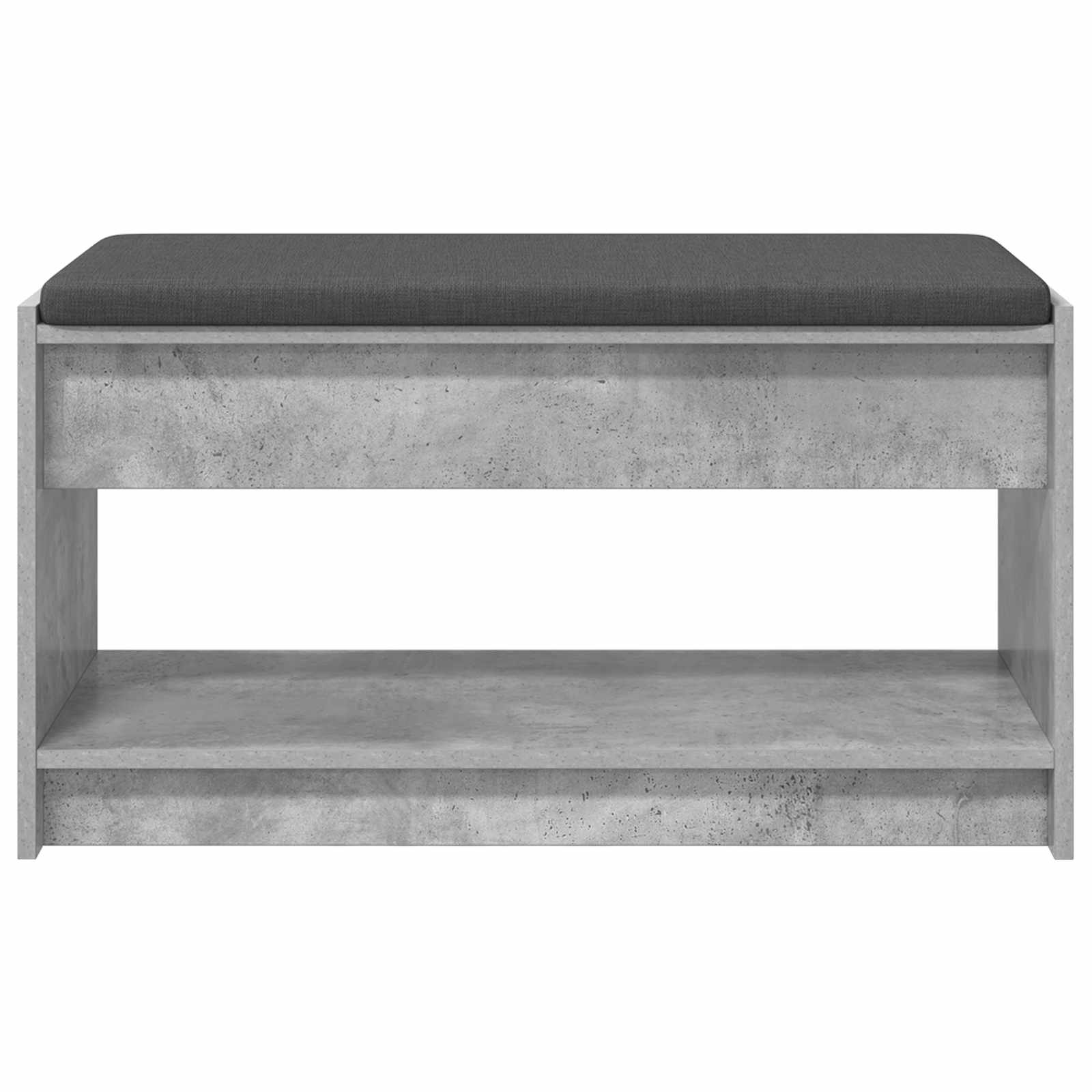 vidaXL Hall Bench Concrete Grey 83 x 38 x 45 cm 5
