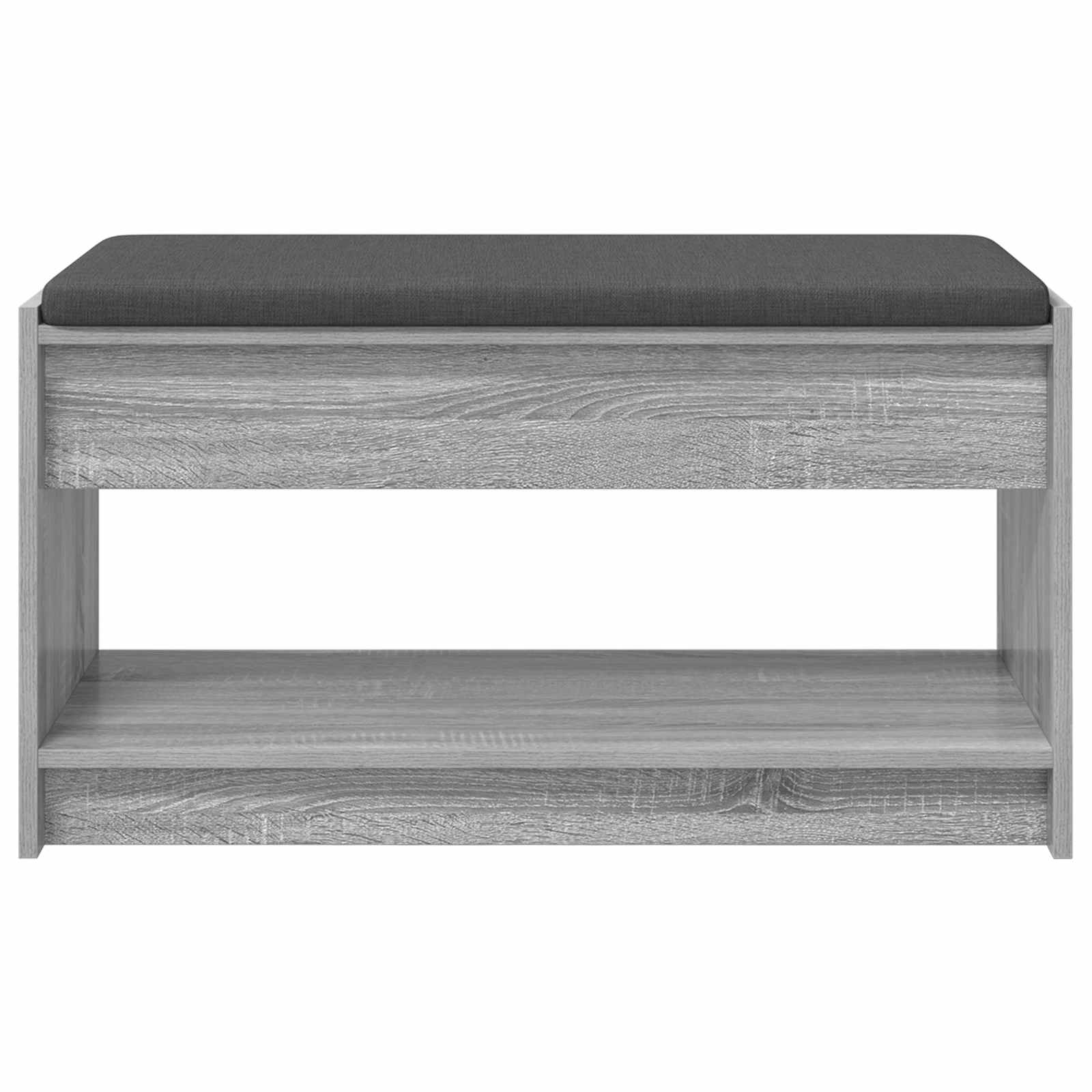 vidaXL Hall Bench Grey Sonoma 83 x 38 x 45 cm 5